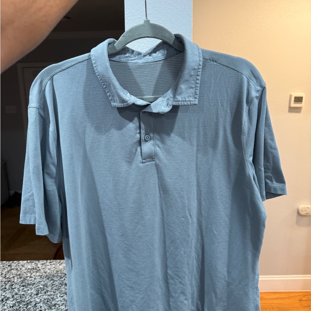 lululemon athletica Light Blue Polo Shirt
